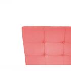 Cabeceira Cama Box Casal Slim 138cm Suede Rosé