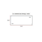 Cabeceira Cama Box Casal Único Alce Couch Linho Bege Cru 140cm