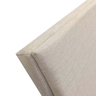 Cabeceira Cama Box Casal Único Alce Couch Linho Bege Cru 140cm