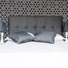 Cabeceira Cama Box Casal Veneza Linho Almofadado 140 X 60 Cm