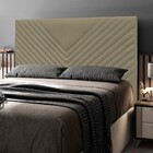 Cabeceira Cama Box Casal Viena 140cm Suede Bege - Desk Design