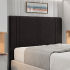 Cabeceira Cama Box Casal Vittória 140cm Suede Marrom - Desk D