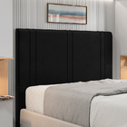 Cabeceira Cama Box Casal Vittória 140cm Suede Preto - Desk De