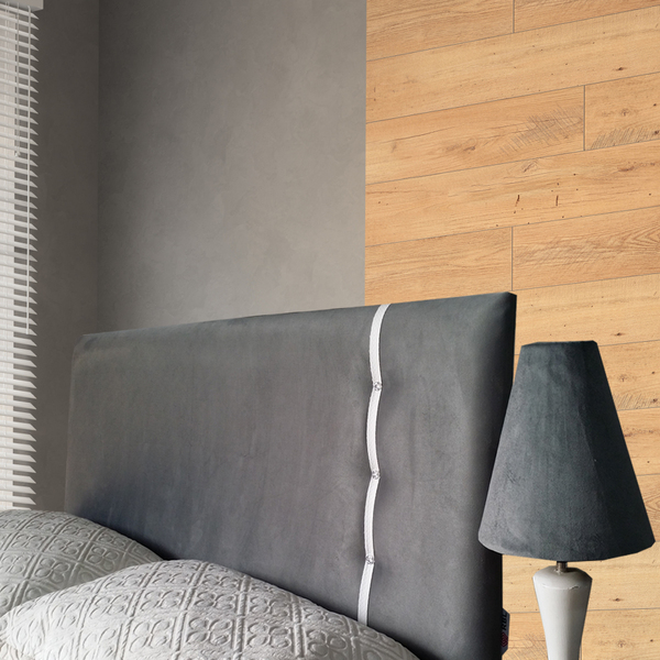Cabeceira Cama Box Dallas Suede Cinza Am Solteiro 90x60 Rbl