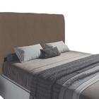 Cabeceira Cama Box Estofada Casal Mega 138 Cm Suede Marron Ch