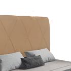 Cabeceira Cama Box Estofada Queen Mega 160 Cm Suede Cappucino