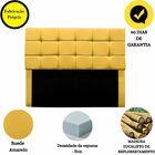 Cabeceira Cama Box Estofada Solteiro 90 Cm Ananda  Suede Amar