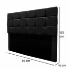 Cabeceira Cama Box Estofada Solteiro 90 Cm Gabriela Suede Pre