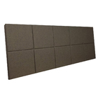 Cabeceira Cama Box King 10 Blocos Alce Couch Linho Marrom Esc