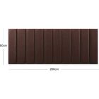 Cabeceira Cama Box King 10 Peças 200x60cm Courissimo Marrom