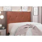 Cabeceira Cama Box King 195 Cm Aquilla Veludo Cobre S04 - D'r