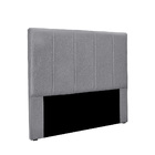 Cabeceira Cama Box King 195 Cm Arizona Linho Cinza S04 - D'ro