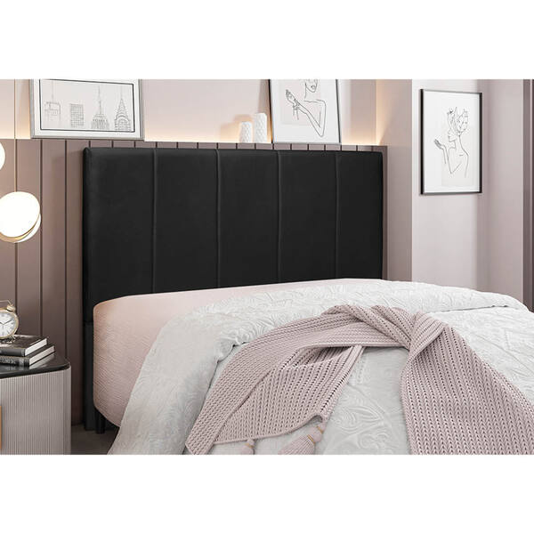 Cabeceira Cama Box King 195 Cm Arizona Veludo S04 - D'rossi -