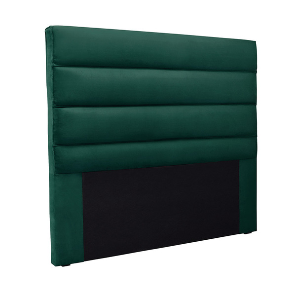 Cabeceira Cama Box King 195 Cm Arles Veludo Verde S04 - D'ros