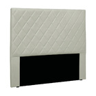 Cabeceira Cama Box King 195 Cm Dubai Veludo Prata S04 - D'ros