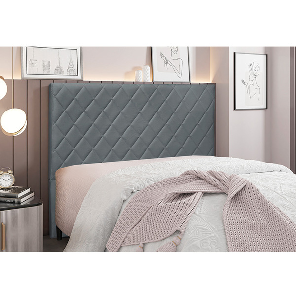 Cabeceira Cama Box King 195 Cm Dubai Veludo S04 - D'rossi - C