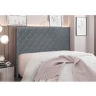 Cabeceira Cama Box King 195 Cm Dubai Veludo S04 - D'rossi - C