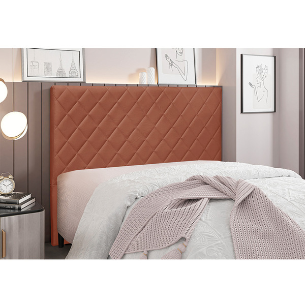 Cabeceira Cama Box King 195 Cm Dubai Veludo S04 - D'rossi - C