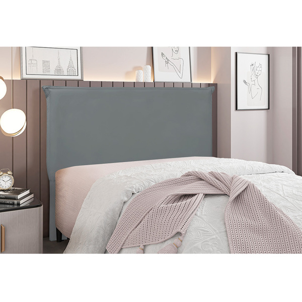 Cabeceira Cama Box King 195 Cm Garden Veludo S04 - D'rossi -