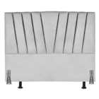 Cabeceira Cama Box King 195 Cm Lizza Em Suede Com Frame Cinza