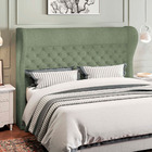 Cabeceira Cama Box King 195 Cm P05 Madrid Bouclê Oliva - Lyam