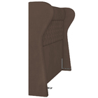 Cabeceira Cama Box King 195 Cm P05 Madrid Veludo Marrom - Lya