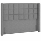 Cabeceira Cama Box King 195 Cm P05 Paris Linho Cinza - Lyam D