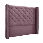 Cabeceira Cama Box King 195cm E Recamier Vicenza Veludo S04 -