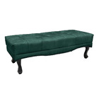 Cabeceira Cama Box King 195cm E Recamier Vicenza Veludo Verde