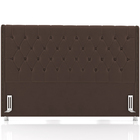 Cabeceira Cama Box King 195cm Estofada Frizza P05 Veludo Marr