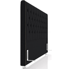 Cabeceira Cama Box King 195cm Estofada Frizza P05 Veludo Pret