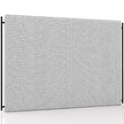 Cabeceira Cama Box King 195cm Estofada Goya P05 Linho Cinza C