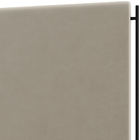 Cabeceira Cama Box King 195cm Estofada Goya P05 Veludo Bege -