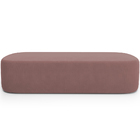 Cabeceira Cama Box King 195cm Lanna Com Puff Recamier Doha W0