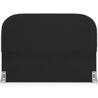 Cabeceira Cama Box King 195cm Lanna Com Puff Recamier Doha W0