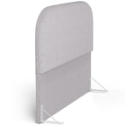 Cabeceira Cama Box King 195cm Lanna Com Puff Recamier Doha W0