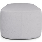 Cabeceira Cama Box King 195cm Lanna Com Puff Recamier Doha W0