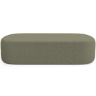 Cabeceira Cama Box King 195cm Lanna Com Puff Recamier Doha W0