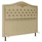 Cabeceira Cama Box King 195cm Marcheli Linho Areia