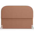 Cabeceira Cama Box King 195cm Orgânica Lanna W01 Linho Rosê -