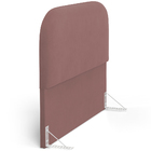 Cabeceira Cama Box King 195cm Orgânica Lanna W01 Suede Rosê -