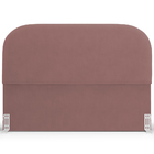 Cabeceira Cama Box King 195cm Orgânica Lanna W01 Suede Rosê -