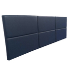 Cabeceira Cama Box King 6 Blocos Alce Couch Courvin Azul 195cm