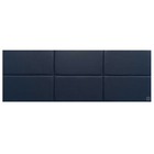 Cabeceira Cama Box King 6 Blocos Alce Couch Courvin Azul 195cm