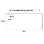 Cabeceira Cama Box King 8 Blocos Alce Couch Infantil Paris 19