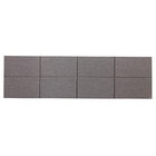 Cabeceira Cama Box King 8 Blocos Alce Couch Linho Marrom Clar