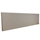 Cabeceira Cama Box King Bloco Único Alce Couch Linho Bege 195