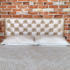 Cabeceira Cama Box King Capitone Facto Perola 195 X 60 Rbl