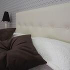 Cabeceira Cama Box King Durasi 05 Corino Bege 195 X 60 Rbl