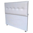 Cabeceira Cama Box King Durasi 05 Corino Branco 195 X 120 Rbl